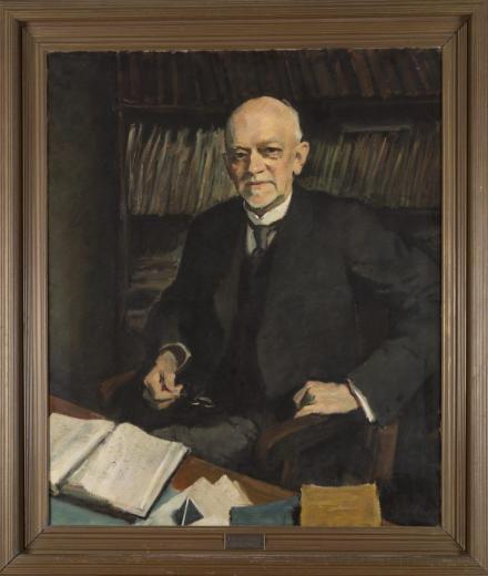 ديفيد هلبرت الملقب بِجَدِّ الرياضيات ينسى نفسه تحت المطر ويعطي محاضرة رياضية في جنازة