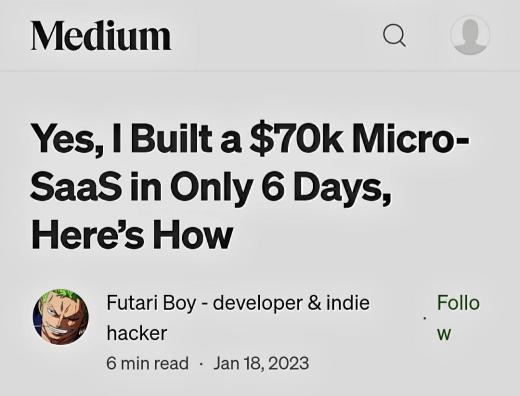 شغل الMicro SaaS عظمة يا قوم، هذا الرجل صنع 70$ ألف بشغل ستة أيام فحسب إذ طوّر موقعا لفك ضغط ملفات