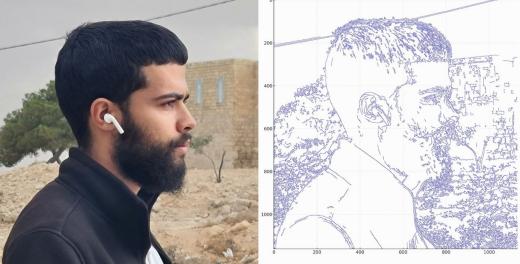 باستخدام منحنيات بيزيه Bézier curves وتكتيكات رياضية أخرى