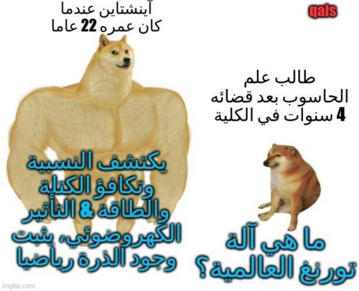 ثم يظن المبرمج، أو طالب أو خريج علم الحاسوب أنه متميز عن سائر التخصصات لأنه كتب...